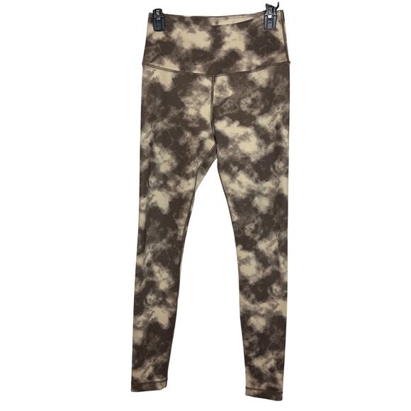 Tan Lines by Sivan Ayla Cocoa Clouds Brown Cream Leggings Small - Picture 2 of 5